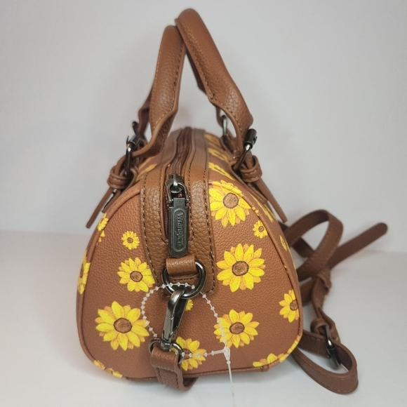 Wrangler Brown Sunflower Barrel Bag - Picture 2 of 7